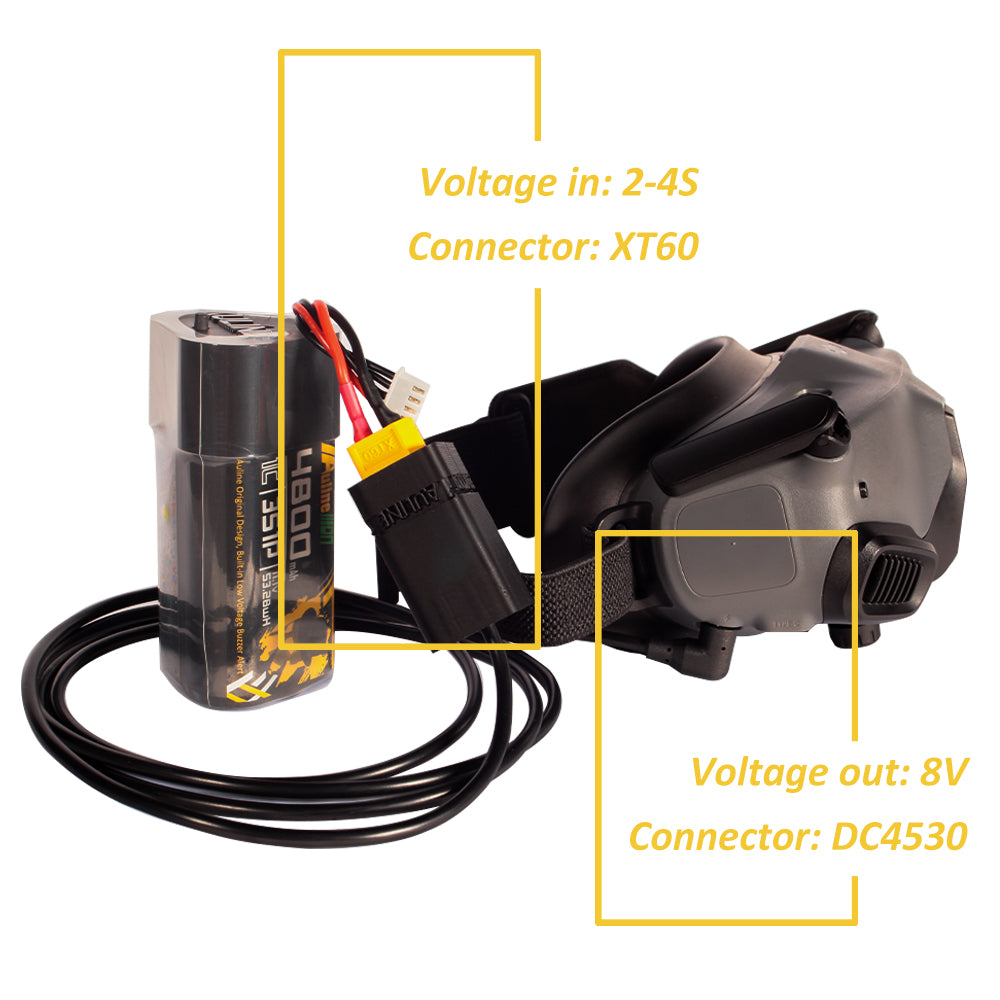 Auline Power Cable XT60 to DC4530 for DJI G2 – Auline Innovation