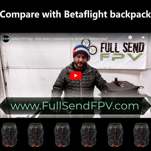Auline backpack for Pilots, compare with betaflight backpack.