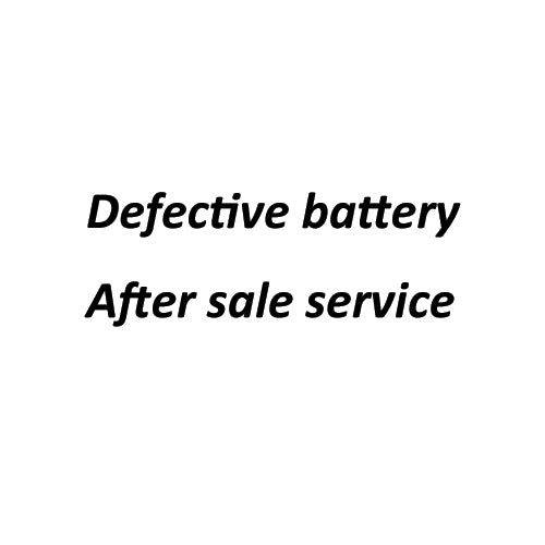 Defective battery packs' After sale service