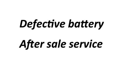 Defective battery packs' After sale service