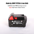 CTB 18-Volt 5.2Ah VTC5A 18650 Li-Ion Super High Power Output Battery Pack For Milwaukee M18 Cordless Tools