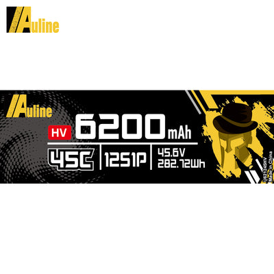 HV LiPo Battery 6200MAH 12S1P 45.6V 45C XT60/ XT90/ XT150 /EC8