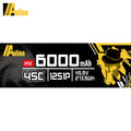 HV LiPo Battery 6000MAH 12S1P 45.6V 45C XT60/ XT90/ XT150 /EC8
