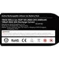 CTB 18-Volt 6.0Ah 30Q 18650 Li-Ion High Power Output Battery Pack For Ryobi 18V Cordless Tools