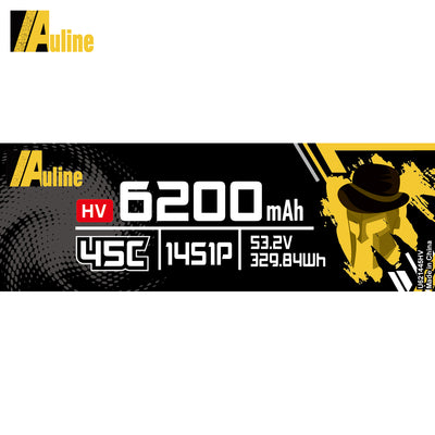 HV LiPo Battery 6200MAH 14S1P 53.2V 45C XT60/ XT90/ XT150 /EC8