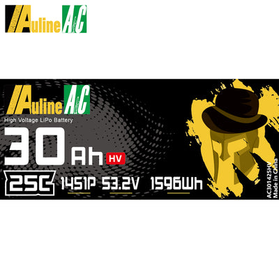 HV LiPo Battery 30000MAH 14S1P 53.2V 25C XT60/ XT90/ XT150 /EC8