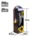 5PCS XR 5000MAH 8S1P 29.6V 80C XT60/XT90