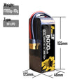5PCS XR 6000MAH 12S1P 22.2V 80C XT60/XT90