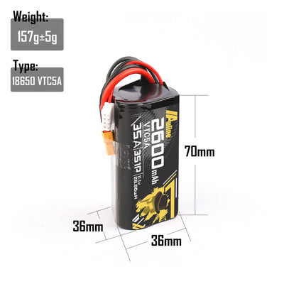VTC5A 2600mAh 3S 11.1v 35A XT30/XT60