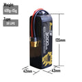 5PCS XR 3000MAH 6S1P 22.2V 60C XT60