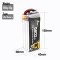 UAV 6800MAH 6S1P 22.2V 35C XT60
