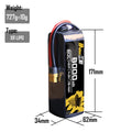 5PCS XR 8000MAH 4S1P 14.8V 80C XT60/XT90