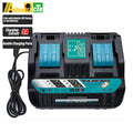 CTB 9A Double Charge Port Rapid Charger for Makita 12V 18V Li-Ion Battery