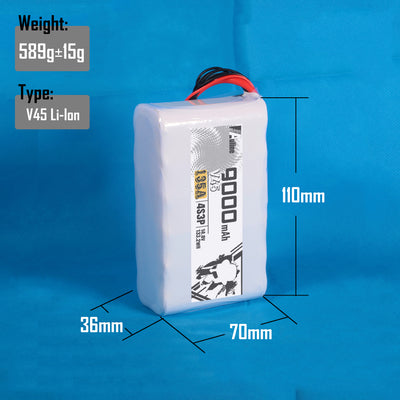 V45 18650 9000MAH 4S3P 14.8V 135A XT60/XT90