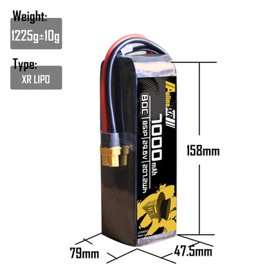 5PCS XR 7000MAH 8S1P 29.6V 80C XT60/XT90