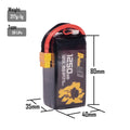 5PCS SR 1250MAH 6S1P 22.2V 120C XT60