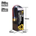 5PCS XR 5000MAH 12S1P 22.2V 80C XT60/XT90