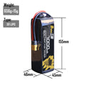 5PCS XR 7000MAH 4S1P 14.8V 60C XT60