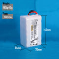 V45 18650 12000MAH 6S4P 22.2V 180A XT60/XT90