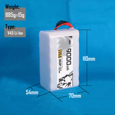 V45 18650 9000MAH 6S3P 22.2V 135A XT60/XT90