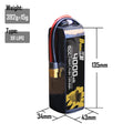 5PCS XR 4000MAH 4S1P 14.8V 60C XT60