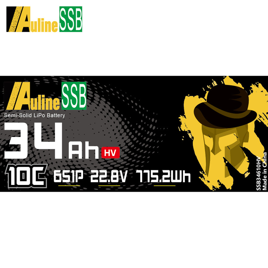 SSB High Voltage 34000MAH 248Wh/kg 6S1P 22.8V 5C XT60/XT90/XT150/EC8