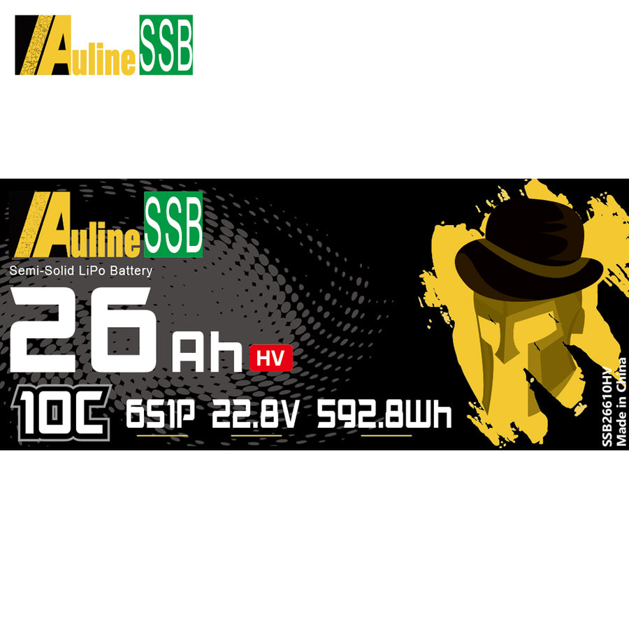 SSB High Voltage 26000MAH 248Wh/kg 6S1P 22.8V 5C XT60/XT90/XT150/EC8