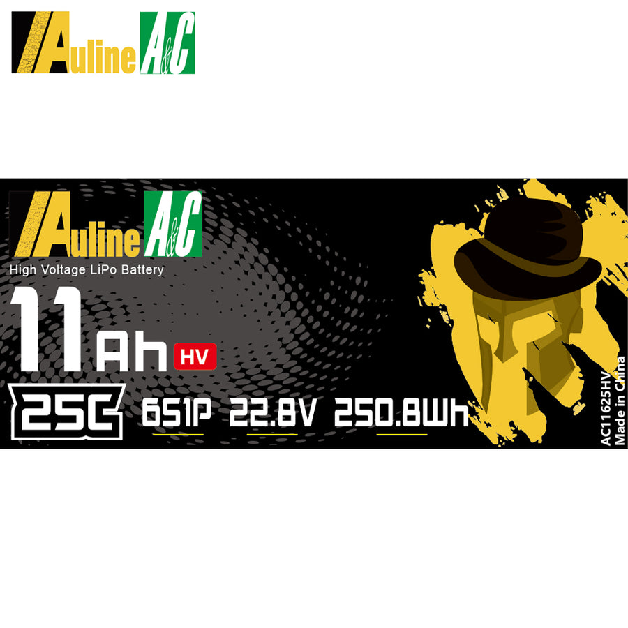 HV LiPo Battery 11000MAH 6S1P 22.8V 25C XT60/ XT90/ XT150 /EC8