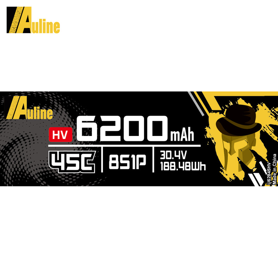 HV LiPo Battery 6200MAH 8S1P 30.4V 45C XT60/ XT90/ XT150 /EC8