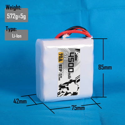 S70 21700 4500MAH 8S1P 29.6V 70A XT60