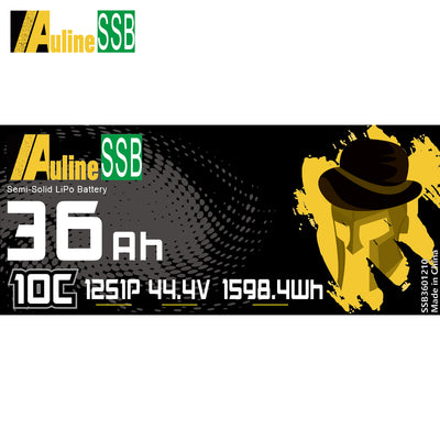 SSB 36000MAH 314Wh/kg 12S1P 44.4V 5C XT60/XT90/XT150/EC8